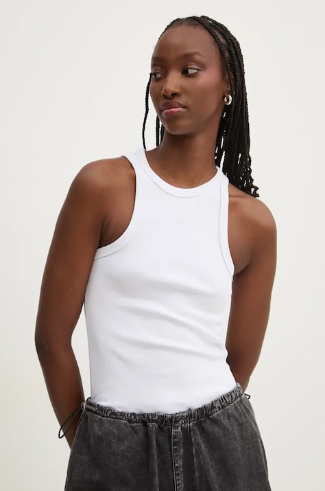 HUGO top femei, culoarea alb, 50515651
