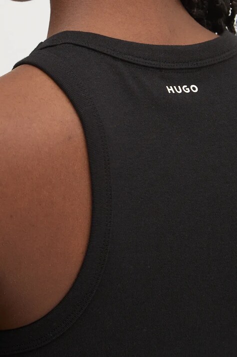 Топ HUGO — AW24-TSD1FG, чорний — фото 6