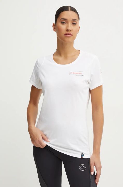 LA Sportiva t-shirt Mantra donna colore bianco G23000000