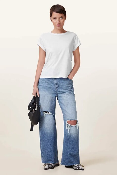 Бавовняна футболка AllSaints ANNA TEE — фото 6