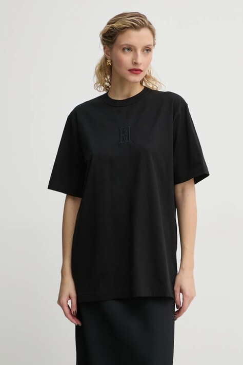 By Malene Birger tricou din bumbac FAYEH. femei, culoarea negru, Q72365007Z