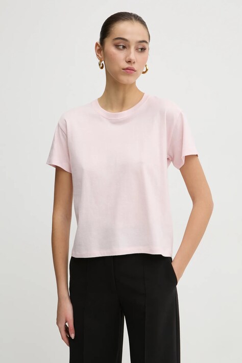 Hollister Co. t-shirt damski kolor różowy KI339-3705
