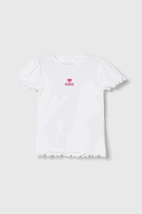 Guess t-shirt dziecięcy kolor biały K4YI14 KBZP4
