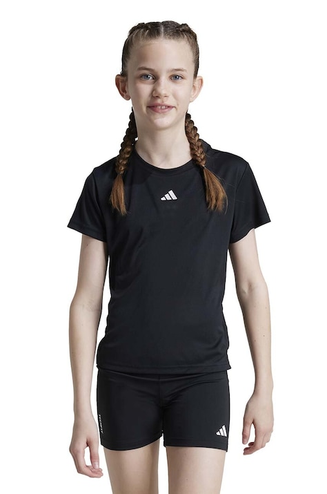 adidas tricou copii JG TR-ES T culoarea negru, IV9592