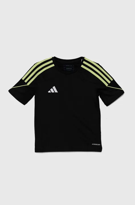 Detské tričko adidas Performance TIRO 23SY čierna farba, vzorované, IN8167