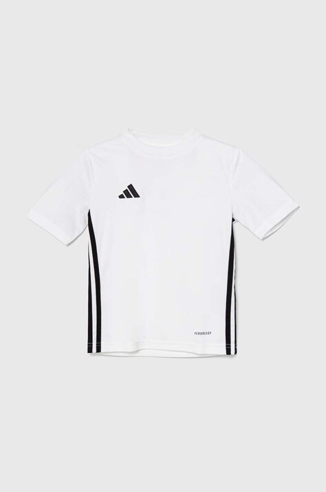 Дитяча футболка adidas Performance TABELA 23SY колір білий візерунок H44534