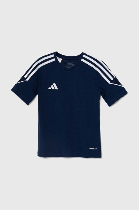 Дитяча футболка adidas Performance TIRO 23SY колір синій з аплікацією HR4618