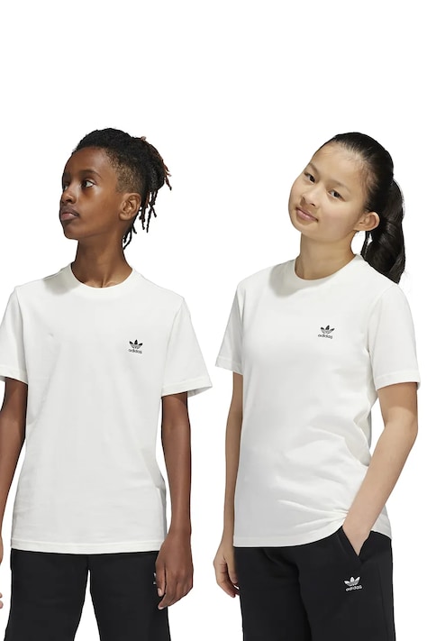 Дитяча футболка adidas Originals TEE колір білий однотонна IX5266