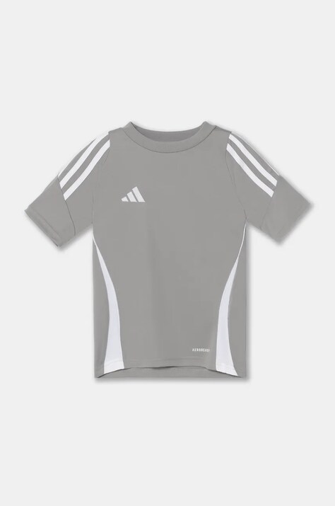 Παιδικό μπλουζάκι adidas Performance TIRO24SYY χρώμα: γκρι, IS1031