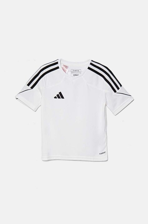 Dječja majica kratkih rukava adidas Performance TIRO 23SY boja: bijela, s aplikacijom, HR4620