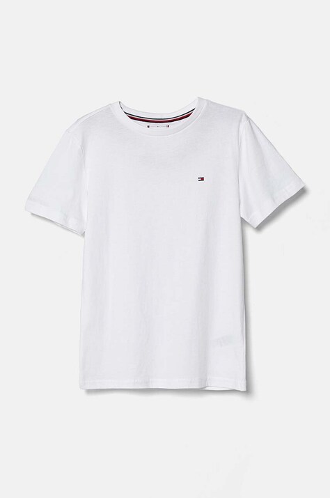 Tommy Hilfiger t-shirt in cotone per bambini pacco da 2 colore grigio UK0UK00073