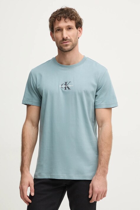 Bavlnené tričko Calvin Klein Jeans pánske, s nášivkou, J30J325649
