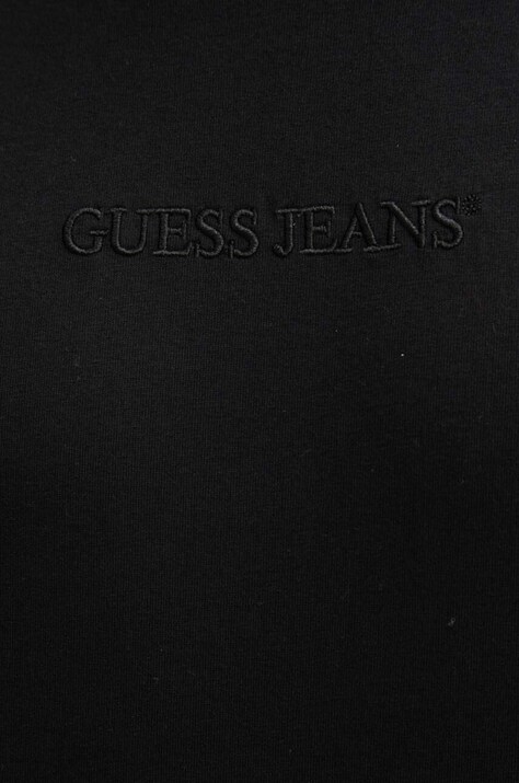 Guess Jeans футболка чоловіча бавовняна — AW24-TSM06F, чорний — фото 5