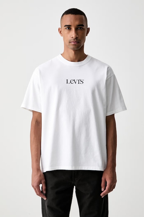 Levi's tricou pentru bărbați din bumbac VINTAGE FIT GRAPHIC alb 87373