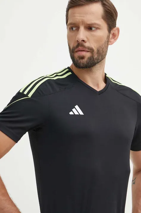 Μπλουζάκι προπόνησης adidas Performance Tiro 23 League χρώμα: μαύρο, IN8165