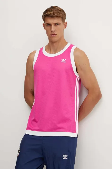 Μπλουζάκι adidas Originals χρώμα: ροζ, IZ2453