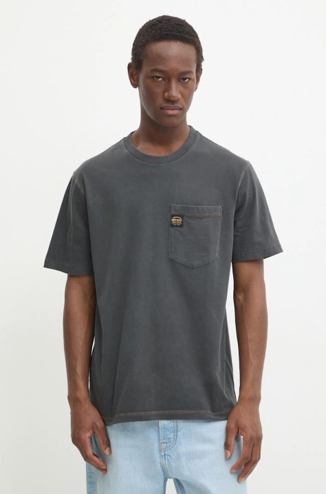 Superdry t-shirt in cotone uomo colore grigio M1012079A-AFB