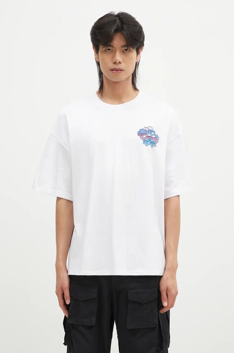 Alpha Industries cotton t-shirt Candy Crew men’s white color with a print 148509