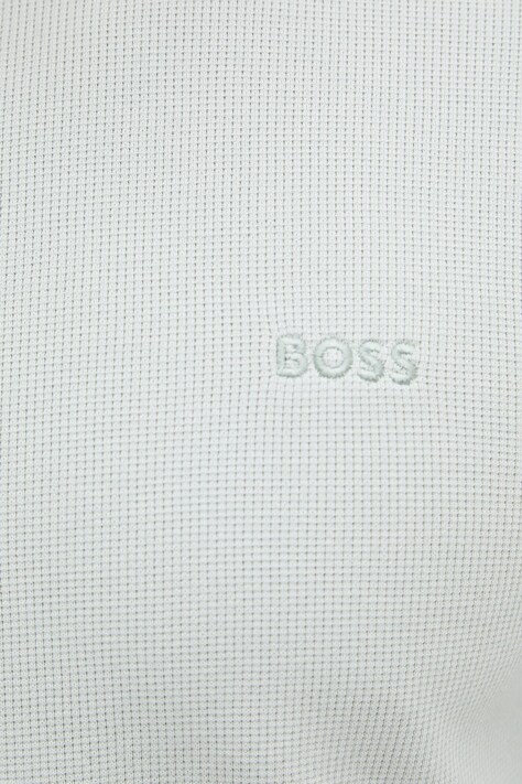 Лонгслів BOSS Orange — AW24-TSM0Y1, бірюзовий — фото 5