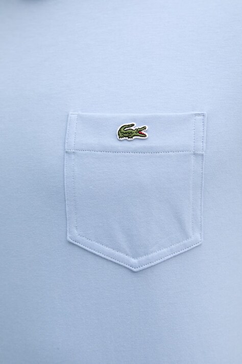 Lacoste футболка чоловіча бавовняна — AW24-TSM0YK, блакитний — фото 5