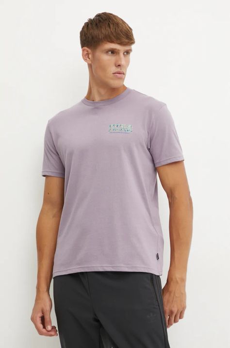 Billabong tricou Lizard barbati, culoarea roz, cu imprimeu, ABYZT02474