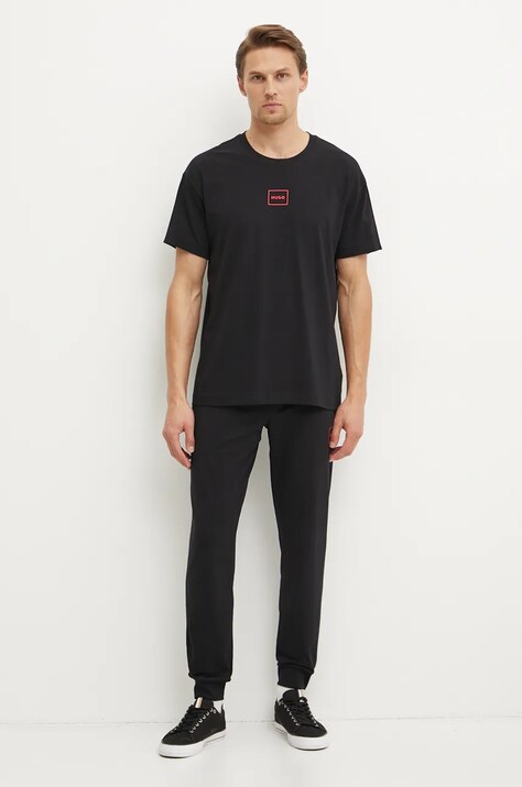 HUGO футболка lounge чоловіча з бавовною Laze T-Shirt — фото 2