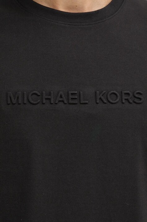 Бавовняна футболка Michael Kors — AW24-TSM141, чорний — фото 4