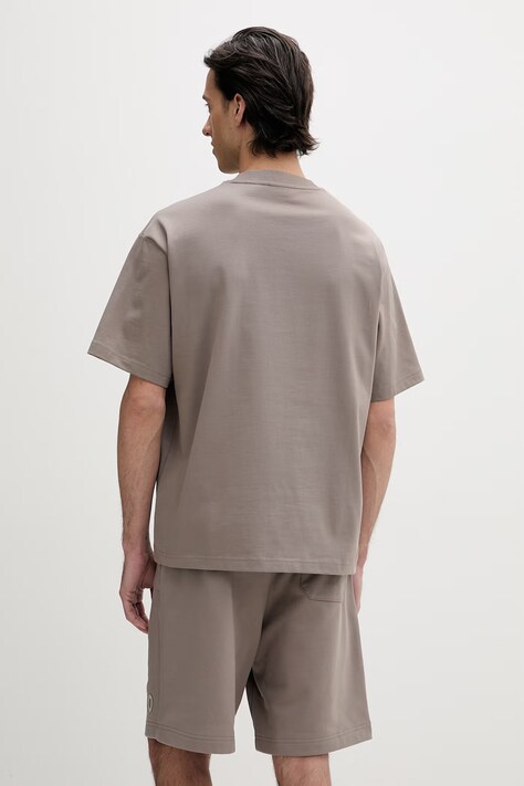 Bavlnené tričko HUGO Dinkee pánske, čierna farba, s potlačou, 50525765