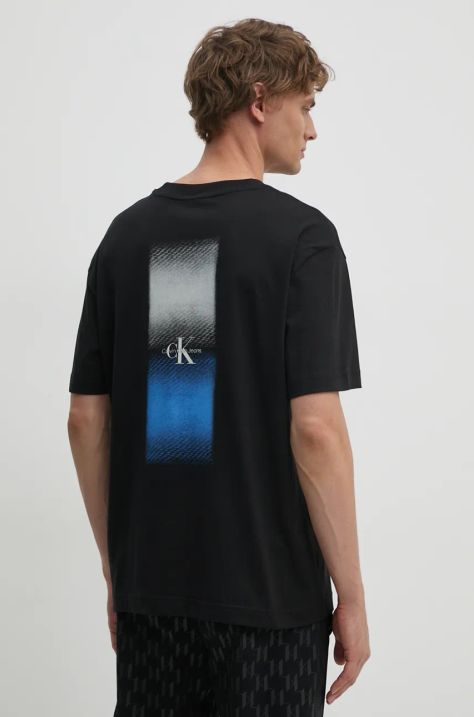 Calvin Klein Jeans t-shirt in cotone uomo colore nero J30J326860