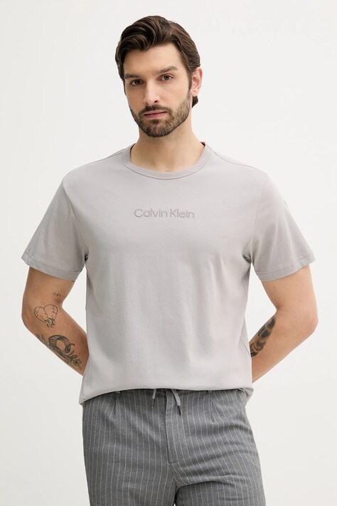 Pyžamové tričko Calvin Klein Underwear modrá barva, 000NM2748E