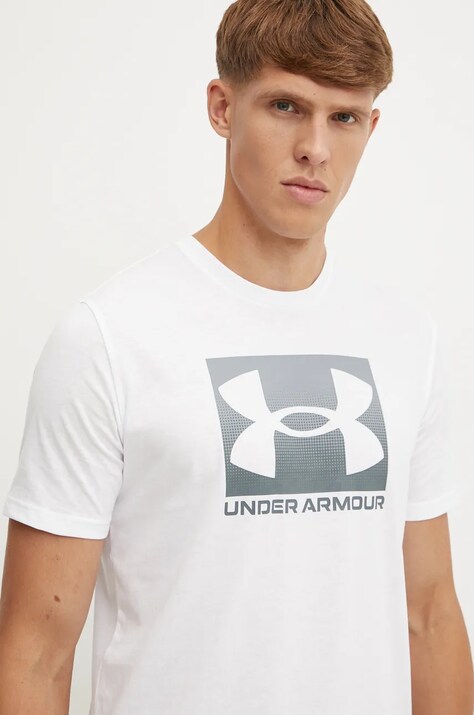 Μπλουζάκι Under Armour BOXED SPORTS UPDATED χρώμα: άσπρο, 1386793