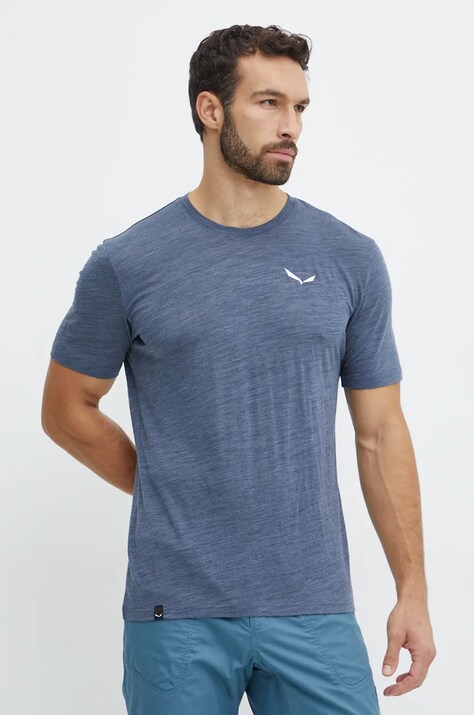 Salewa tricou sport Eagle Minilogo melanj, 00.0000028903