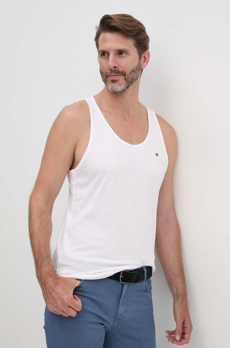 Футболка Tommy Hilfiger 3 шт мужская цвет белый UM0UM03387