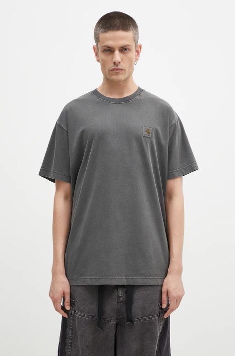 Carhartt WIP t-shirt in cotone S/S Vista uomo colore grigio I030780.87GD