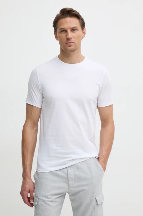 Guess t-shirt in cotone uomo colore bianco