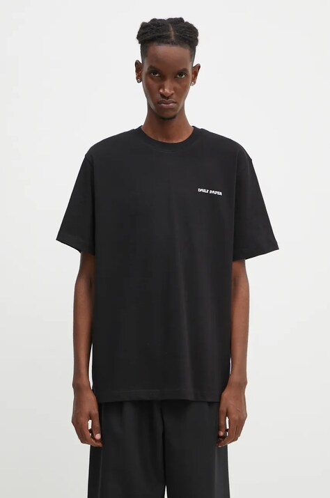 Daily Paper t-shirt in cotone Dias uomo colore nero 2422072
