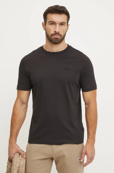 Puma t-shirt in cotone uomo colore nero 681891