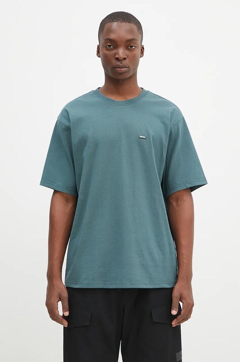 Бавовняна футболка Dickies Clancy Heavyweight Tee чоловіча колір зелений з принтом DK0A4Z4L