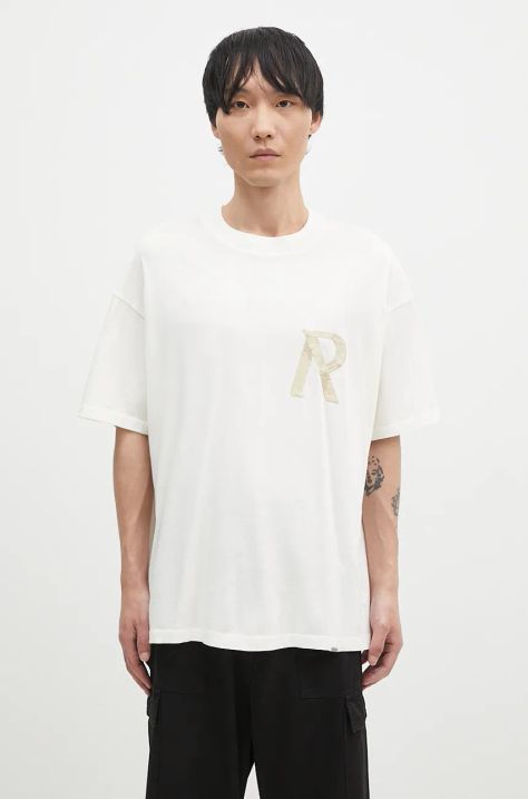 Represent t-shirt in cotone Masking Tape Initial uomo colore beige MLM4208.072