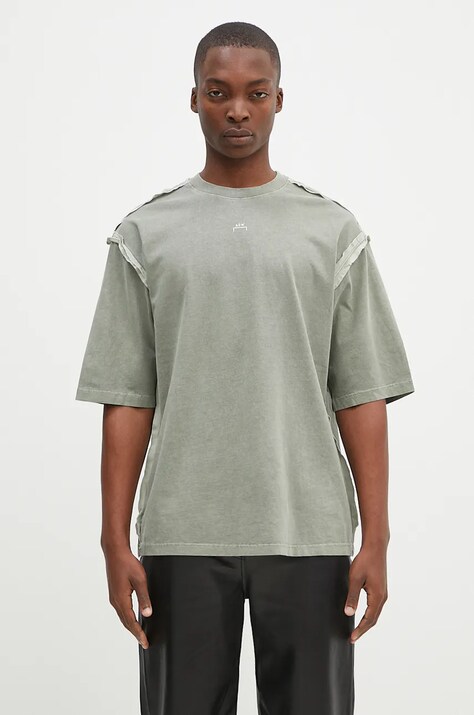 A-COLD-WALL* cotton t-shirt Facade men’s gray color smooth ACWMTS195