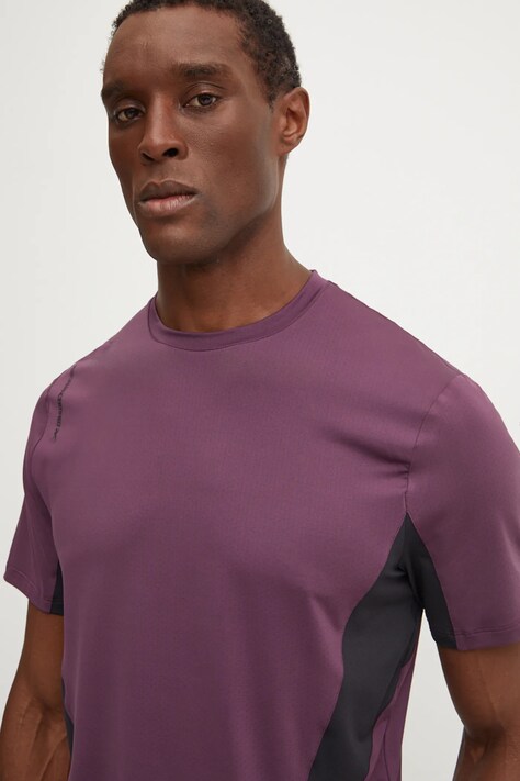Reebok tricou de antrenament Certified Athlete+ culoarea violet, cu imprimeu, 100206790