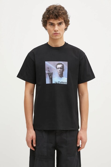No Problemo cotton t-shirt I ll Be Back SS Tee men’s black color with a print NP60005.02