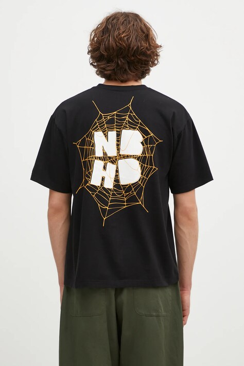 Бавовняна футболка NEIGHBORHOOD Tee SS-7 чоловіча колір чорний з принтом 242PCNH.ST07