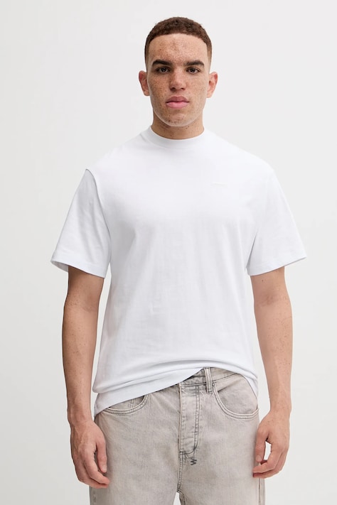 Bavlnené tričko Butter Goods Basic Tee pánske, biela farba, jednofarebné, BG243110