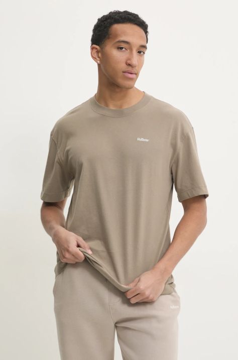 Hollister Co. t-shirt in cotone uomo colore beige KI323-4308