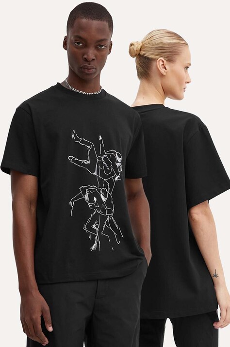 Heliot Emil t-shirt colore nero M.09.125.BLK01