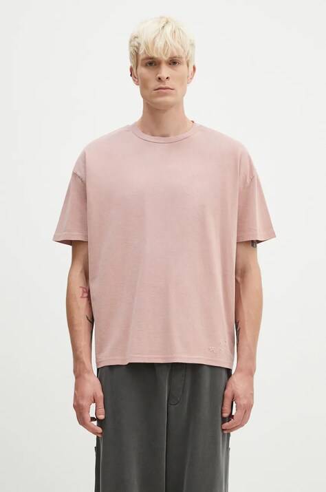 A.P.C. t-shirt in cotone Floater colore rosa COHBS-M26437