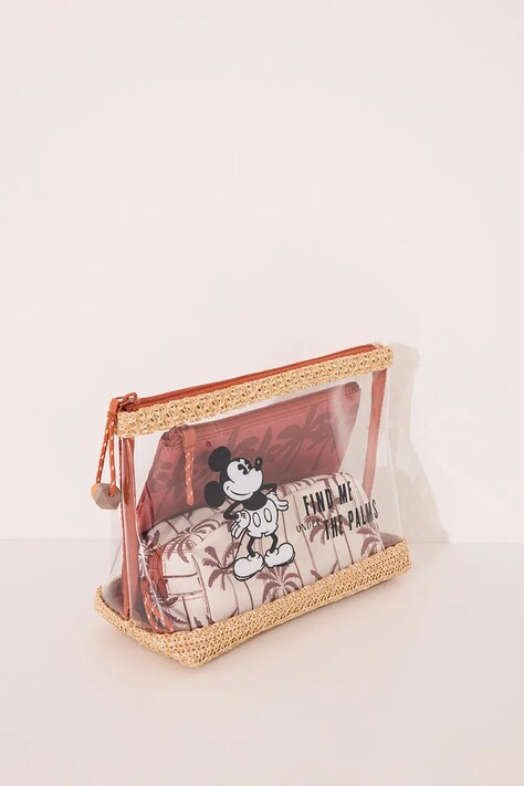 Комплект косметичок women'secret MICKEY 3-pack — AW25-AKD03B, коричневий — фото 3