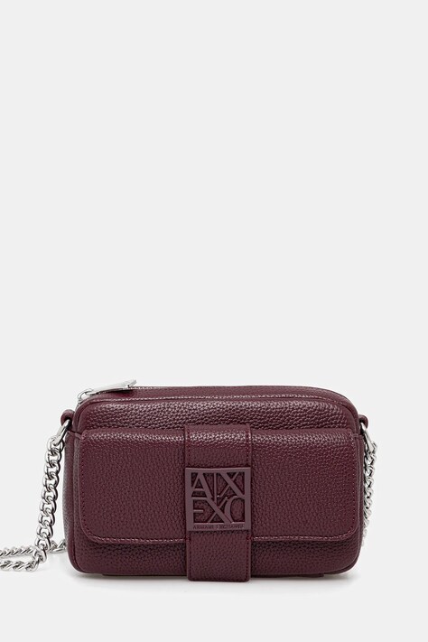 Armani Exchange torebka kolor bordowy XW000324 AF11902