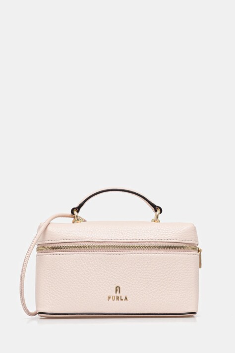 Furla poșetă de piele culoarea bej, WE00625.HSF000.0496S